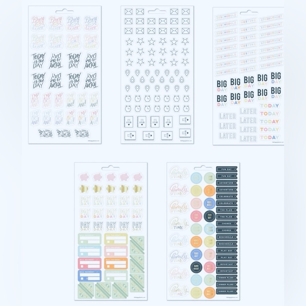 Happy Planner & Stickers Set - NEW! - Picture 16 of 16